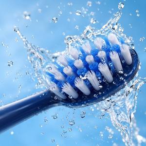 <span class=keywords><strong>Brosse</strong></span> à dents double nettoyage AUBO pour adultes avec poils souples en PBT et manche en plastique pour un nettoyage en profondeur à domicile, taille standard - Product Image 2