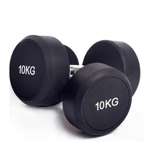Set di Manubri in Ferro Rivestiti in Gomma da 20 Kg per Competizioni di Sollevamento Pesi, Durata 10 Anni, Uso Commerciale - Product Image 6