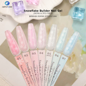 เจลต่อเล็บ HEMA & TPO FREE Snowflake Builder แบบลอกออกได้ พร้อมกลิตเตอร์เกล็ดหิมะหลากสี สำหรับมืออาชีพ - Product Image 3