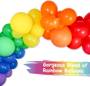 128 Uds globo colorido arco guirnalda Kit <span class=keywords><strong>para</strong></span> Kits <span class=keywords><strong>cumpleaños</strong></span> Día de los niños fiesta decoración Baby Shower telón de fondo decoración globos - Product Image 3
