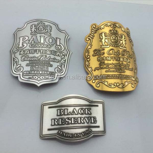 Dập Nổi Kim Loại Không Thấm Nước Rượu Vang Nhãn Tùy Chỉnh Kích Thước Giấy Dán Cho Bia Và Nước Giải Khát Chai Kim Loại Giấy Cho Bia Nhãn - Product Image 6