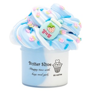 CHENXI Kit DIY de Slime de Fresa, Slime Esponjoso Súper Suave con Aroma, Juguete Antiestrés para Apretar - Product Image 6