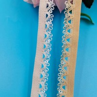 Garniture en dentelle picot pour la couture de vêtements ceinture élastique spandex bord picot bande élastique pour vêtements sous-vêtements