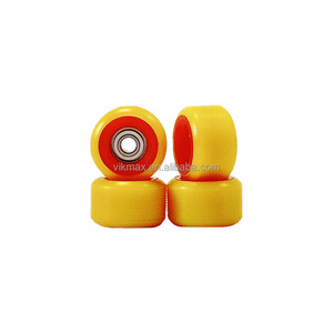 Ruedas de monopatín de alta velocidad con rodamientos ABEC-9, material POM, doble color, piezas duraderas para monopatín - Product Image 3