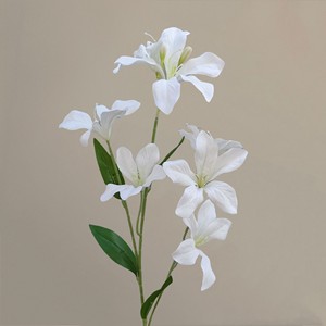 Flores Artificiales Blancas para Boda, Arreglo Floral de Rosas, Phalaenopsis, Lirios y Hortensias, Ramo Decorativo para Fiestas en Casa, Venta al Por Mayor - Product Image 3