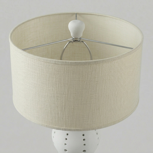 Handmade Seashell Plug in Luxury <b>Table</b> Lamp Wedding <b>Table</b> Lamp Restaurant <b>Table</b> Lamp Dining <b>Table</b> Lamp with <b>White</b> Shade - Product Image 4