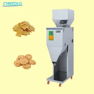 Nuts Bean Coffee Sachet Tea Bag Weighing Dry Powder Split Packing Machine Semi Automatic Bottle Particles Filler