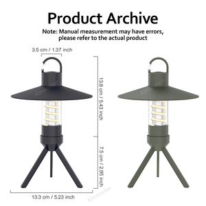 Lampe de camping LED portable, trépied, <span class=keywords><strong>lanterne</strong></span> <span class=keywords><strong>extérieure</strong></span>, lampe torche, modes d'éclairage 3 en 1, étanche IP54, batterie 2000 mAh, lampe 4-12 h - Product Image 5