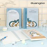 Cuaderno Espiral Guangbo con Diseño de Tiburón, Tamaño A6, Encuadernación en Espiral, Agenda de Alta Calidad y Atractiva Apariencia para Estudiantes