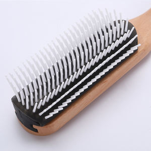 Massaggio districante Denman spazzole per capelli <span class=keywords><strong>Diane</strong></span> a 9 file in stile setola per la cura dello styling maschile spazzola per capelli pettine pettine in legno - Product Image 4