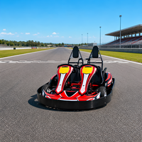 Go Kart Eléctrico de Dos Plazas para Padres e Hijos, con Batería de Litio de 72V, Velocidad de 40-50 km/h, Control Remoto Opcional, para Uso Comercial en Alquiler
