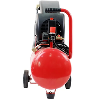 Compresseur d'air compact 1HP 0.75KW à entraînement direct, électrique, silencieux et portable pour usage commercial