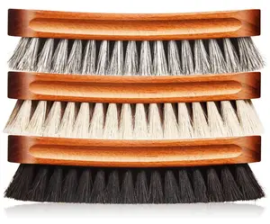 Caballo cerdo pelo cabello de madera de zapato grande cepillo de impresión de seda cepillo sello caliente cepillo