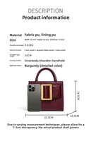Tas Selempang Bahu Gaya Korea Terbaru 2026, Modis, Elegan, Serbaguna, Sederhana, dengan Sabuk Fashion, Gesper Aluminium PU, Bentuk Kotak Kecil