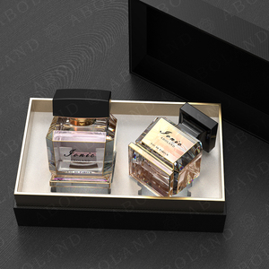 Botella de Perfume de Vidrio de Lujo de 50ml 100ml con Atomizador, Fondo Grueso, Vacía, Personalizable con Tapas y Logotipo, Empaque Premium - Product Image 1