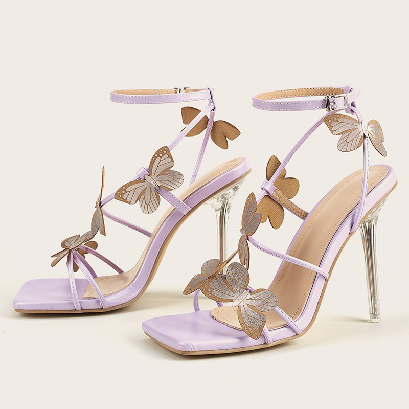 zapato salon stiletto ante morado para invitadas boda