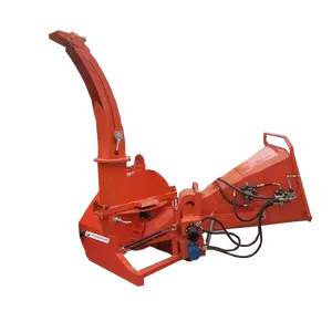 3 Poin Hitch CE Disetujui Kualitas Tinggi 25-50hp Cina Mini Traktor PTO Driven Chipper Kayu untuk Dijual