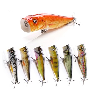 Appât artificiel pour la pêche, leurre pour attraper des poissons, matériel pour pêcher des <span class=keywords><strong>whopper</strong></span> <span class=keywords><strong>Popper</strong></span>, grande bouche, lumière, 8.5cm, 13.5g, 1 pièce - Product Image 1