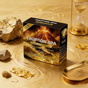 Bộ dụng cụ làm móng spa bong bóng 5 trong 1 cao cấp, mùi thơm mạnh mẽ, bán buôn, gồm: ngâm chân tinh thể, tẩy tế bào chết collagen, mặt nạ, sữa dưỡng, hộp đựng. - Product Image 2