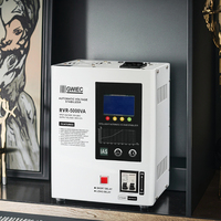 RVR-5000VA Régulateur de tension automatique monophasé AVR Stabilisateur SVC 110V 220V Affichage LED Courant alternatif 50/60Hz Fréquence Maison