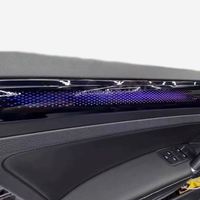 Kit d'éclairage d'ambiance intérieur de voiture à 64 couleurs pour Volkswagen Golf 7 MK7 2014-2020, style ciel étoilé, kit d'éclairage LED automatique pour mise à niveau