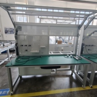 Banc de travail RDEKONO robuste pour atelier, réparation électronique, laboratoire, ligne d'assemblage, OEM, antistatique, bureau