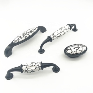 Xử lý và núm foshan kosin gốm cx243 đồ nội thất trắng + đen tủ bếp Euro thiết kế gốm xử lý núm - Product Image 6