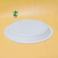 Vente chaude Assiette jetable ronde de 7 pouces écologique biodégradable à base d'amidon de maïs