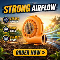 Souffleur d'air gonflable haute puissance pour commandes en gros 370W, 480W, 550W, 680W pour toboggan gonflable, château gonflable, décoration publicitaire