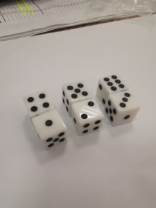 Mini Small D6 White Dice 8mm 10mm 12mm With Square Angle Color Black Point For Board Games Accessory - Product Image 2