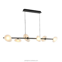 Lustres modernes de luxe léger pour salons, escaliers, salles à manger, hôtels. Lampes en cristal et en cuivre, fabrication sur mesure directe d'usine.