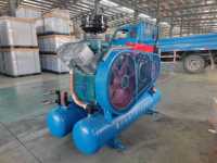 New18.5kw stationnaire Portable Piston compresseur d'air 18.5kw moteur 40bar pression de travail 220v AC réservoir de pompe à gaz pour Mine 22kw Air