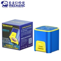 MECHANIC L1 Pro Lampe intelligente à double perles UV à polymérisation rapide 7W avec batterie pour lampe de réparation de colle UV pour carte mère de téléphone