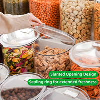 15L PET Material Schwerkraft spender versiegelt Candy Kiosk Einkaufs zentrum Bin Box Supermarkt Bulk Storage Barrel Warehousing Supplies