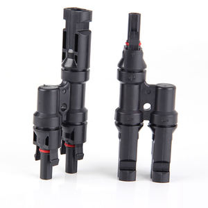 Connecteur T PV type T <span class=keywords><strong>solaire</strong></span> deux trois quatre cinq mâle femelle connecteur de carte de module de batterie - Product Image 1