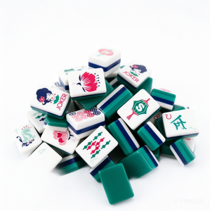 ชุ<span class=keywords><strong>ด</strong></span>ไพ่นกกระจอก<span class=keywords><strong>ส</strong></span>ีมาการอง<span class=keywords><strong>ส</strong></span>ุดหรู 4 ชั้น ทำจากอะคริลิกแบบอเมริกัน พร้อมลวดลายนกและ<span class=keywords><strong>ด</strong></span>อกไม้ ชุ<span class=keywords><strong>ด</strong></span>เกมครบชุ<span class=keywords><strong>ด</strong></span> 166 ชิ้น - Product Image 6