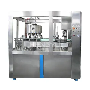 Fully automatic sparking water and soda bottle filling machine
