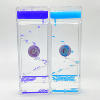 Minuteur à bulles liquide sensoriel OEM en vrac, jouet sensoriel de bureau, jouet anti-stress, minuteur à bulles liquide