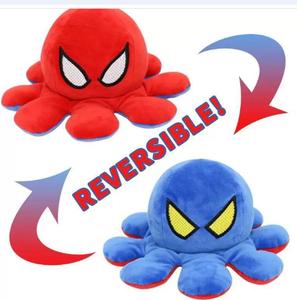 Venta caliente personalizado lindo relleno doble cara Flip Reversible felpa almohada <span class=keywords><strong>pulpo</strong></span> muñecas Reversible peluche Animal juguete - Product Image 2