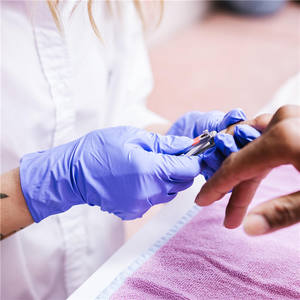 Fabrikgefertigte Latexfreie Friseur-, Tattoo-, Schönheitssalon-, Spa-, Reinigungs-, Lebensmittelservice-, Küchen-Lila Arbeits-Einweghandschuhe aus Reinem Nitril - Product Image 6