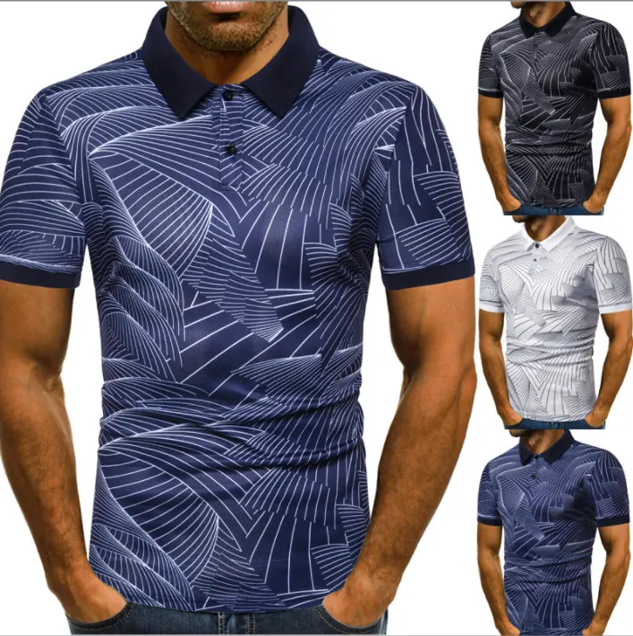 Polo manches courtes pour hommes, tricot professionnel, impression personnalisée, grande taille, vente en gros,