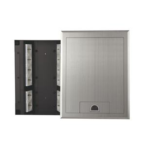 Boîte de prise électrique à poser au sol pour bureau et usage domestique, compatible avec les prises multi-standards - Product Image 3