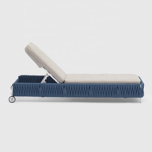 Chaise longue <span class=keywords><strong>de</strong></span> plage <span class=keywords><strong>en</strong></span> alliage d'<span class=keywords><strong>aluminium</strong></span> imperméable pour extérieur et dossier réglable, légère, pour balcon, <span class=keywords><strong>jardin</strong></span>, cour, mobilier <span class=keywords><strong>de</strong></span> balcon - Product Image 4