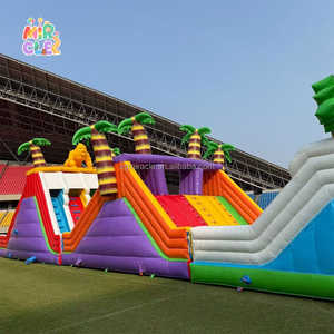 Castillo de salto inflable gigante personalizado comercial con curso de obstáculos, casa de rebote, material PVC para <span class=keywords><strong>alquiler</strong></span> d - Product Image 6