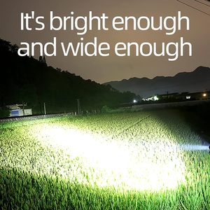 Linternas LED recargables de alta potencia de 30W Lúmenes altos Tipo-C Antorcha táctica USB 1000M Linterna de largo alcance Linterna de camping - Product Image 2