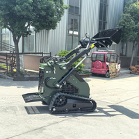 Vendita Diretta Fabbrica - Minipala Cingolata Diesel Kubota Euro 5 EPA da 400 kg con Trituratore Forestale e Rasaerba, Sistema Completamente Idraulico