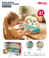 Nuevo Juguete Musical 2 en 1 para Bebés 2026, Piano con Luces, Juguete Educativo para la Coordinación Mano-Ojo y el Aprendizaje Temprano