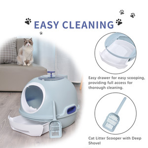 Niedliche Katzen toilette mit Oberlicht-Luxus-Katzen toilette - Product Image 2