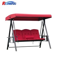 Fauteuil suspendu d'intérieur et d'extérieur avec auvent, transat inclinable 2-3 places, hamac suspendu, balançoire de jardin et de terrasse pour le loisir