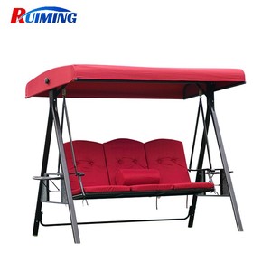 Silla Columpio para Interiores y Exteriores con Toldo, para Patio, 2 o 3 Plazas, <span class=keywords><strong>Reclinable</strong></span>, <span class=keywords><strong>Hamaca</strong></span> Colgante, para Jardín - Product Image 6